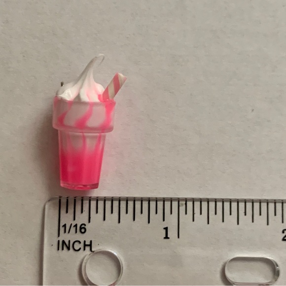 Pink Milkshake Charm Pendant - Picture 5 of 6